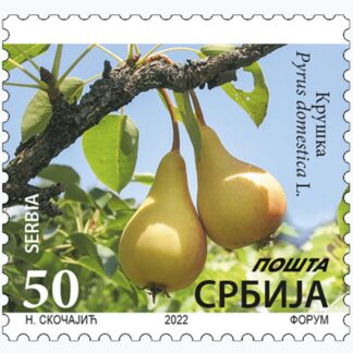 2022 Крушка редовна поштанска марка